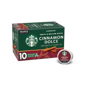 Starbucks Flavored Coffee K-Cup Pods, Cinnamon Dolce, 10 CT (Pack - 1)