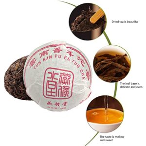 Yan Hou Tang 10 Years Aged Chinese Puerh Tea Compressed Tuo Cha Yunan Pu Erh Black Lump Ripe Fermented 100g