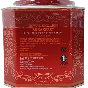 Harney & Sons Historic Royal Palaces Black Tea Collection Set of 3 - Victorian London Fog, Royal English Breakfast, & Earl Grey Imperial