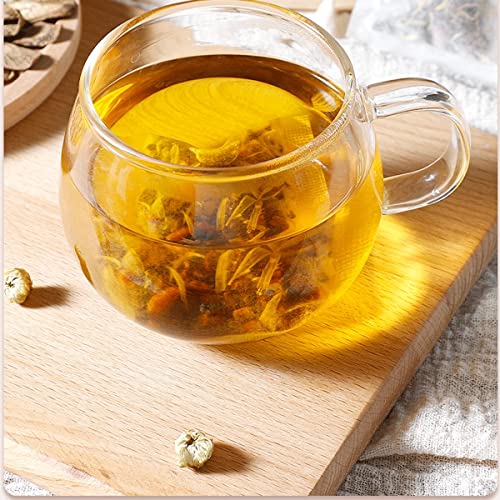 Chrysanthemum Cassia Seed Tea Bag 5.3 oz Honeysuckle Wolfberry Osmanthus Burdock Flower Tea 150g