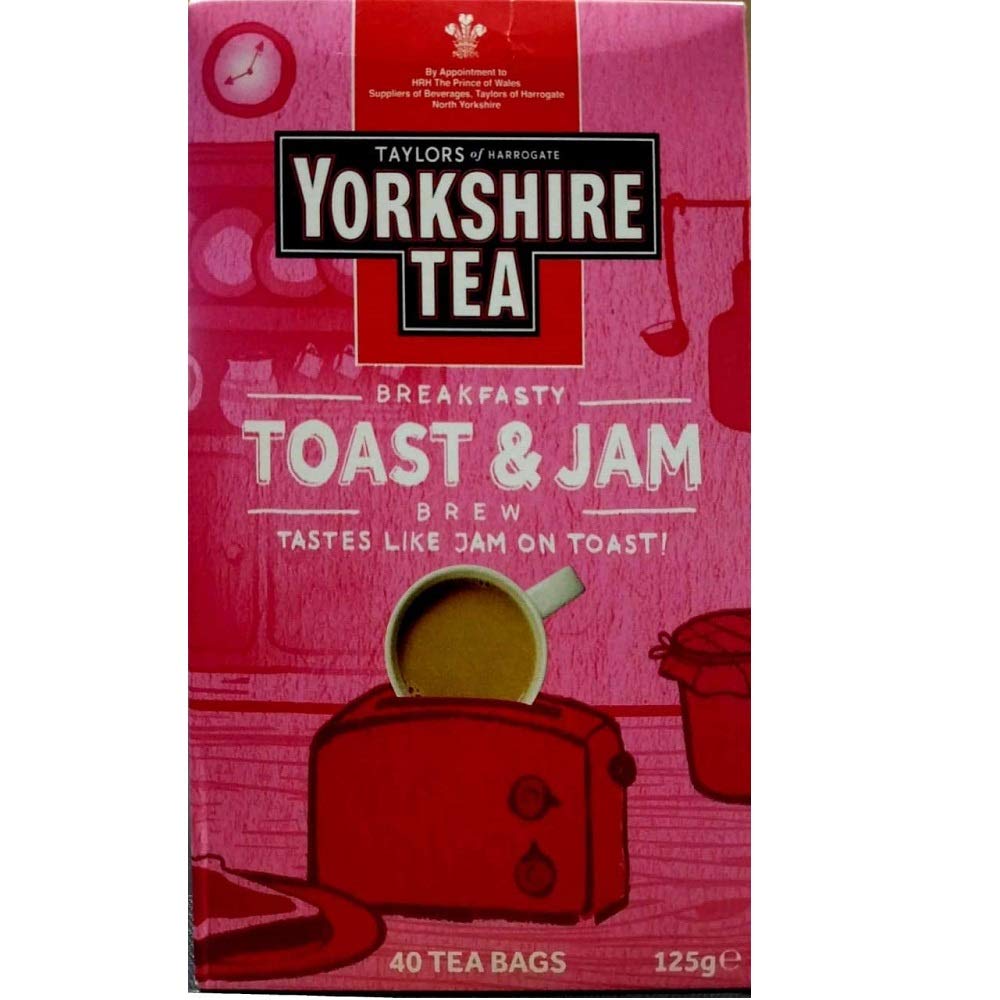 Yorkshire Tea Toast & Jam Brew 40 Tea Bags 125g