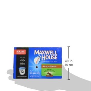 Maxwell House Decaf House Blend K-Cup Coffee Pods (12 ct Box)