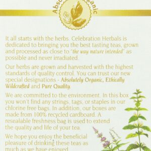 Celebration Herbals Organic Anise Seed Tea Caffeine Free, 24 Herbal Bags