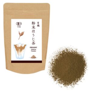 organic hojicha powder [100g/3.5oz] premium culinary grade from shizuoka japan | japanese tea kimikura