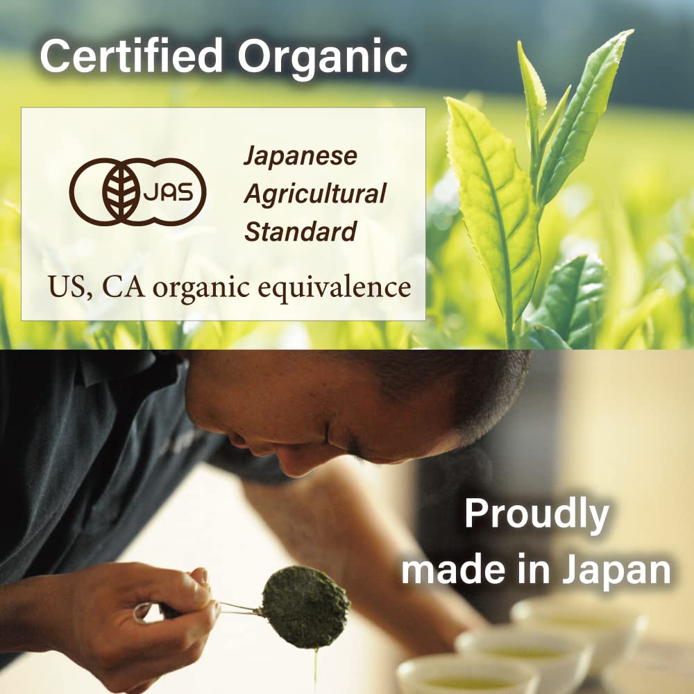 ORGANIC Hojicha Powder [100g/3.5oz] Premium culinary grade from Shizuoka Japan | Japanese Tea KIMIKURA