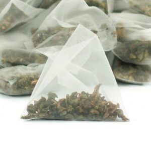 Decaffeinated Oolong Tea Bags, Great For Caffeine Free Hot Brew, Iced Or Kombucha Tea | Decaf Oolong Tea Triangles | 20 Tea Bag Sachets Makes 40 Cups Of Tea