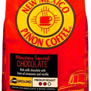 New Mexico Piñon Coffee Naturally Flavored Coffee (Mexican Spiced Chocolate Ground, 12 ounce)