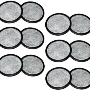 Sumex 12-Pack of Mr. Coffee Compatible Water Filter Discs - Universal Fit - Replacement Charcoal Water Filter Discs for Coffee Brewers