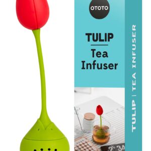 Cute Tea Infuser by OTOTO - Loose Leaf Tea Steeper, Tea Accessories, Tea Diffusers, Tea Infuser for Loose Leaf Tea, Tea Strainers, Cute Gifts, Tea Gift Set, Kitchen Gifts, Cooking Gadgets