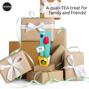 Cute Tea Infuser by OTOTO - Loose Leaf Tea Steeper, Tea Accessories, Tea Diffusers, Tea Infuser for Loose Leaf Tea, Tea Strainers, Cute Gifts, Tea Gift Set, Kitchen Gifts, Cooking Gadgets