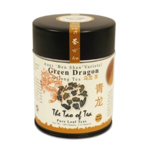 the tao of tea, green dragon oolong tea, loose leaf, 3.5 ounce tin