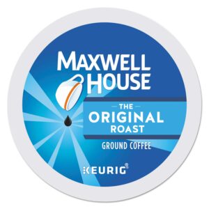 maxwell house original roast coffee k cup single serve, 24 count