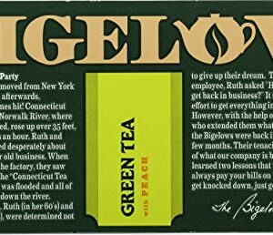 Bigelow Green Tea w/ Peach Tea Bags, 20 ct