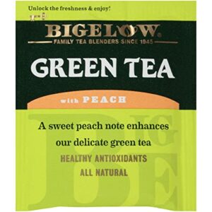 Bigelow Green Tea w/ Peach Tea Bags, 20 ct