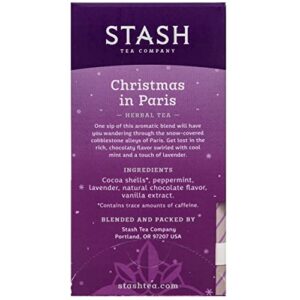 STASH TEA Christmas In Paris -Herbal Tea, 18 CT