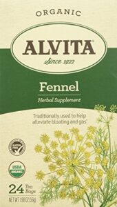 fennel seed tea organic alvita tea 24 bag