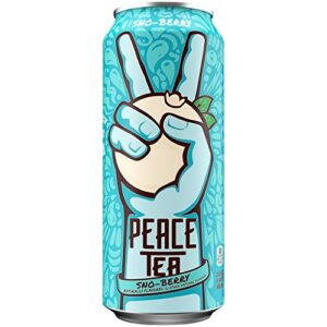peace tea sno-berry sweet iced tea drinks, 23 fl oz, 12 pack