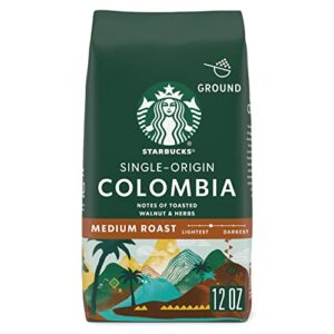 starbucks ground coffee—medium roast coffee—colombia—100% arabica—1 bag (12 oz)