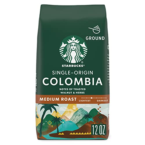 Starbucks Ground Coffee—Medium Roast Coffee—Colombia—100% Arabica—1 bag (12 oz)