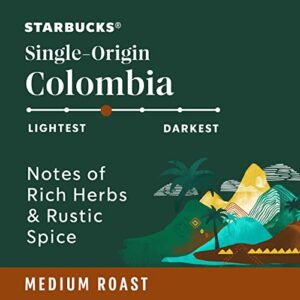 Starbucks Ground Coffee—Medium Roast Coffee—Colombia—100% Arabica—1 bag (12 oz)