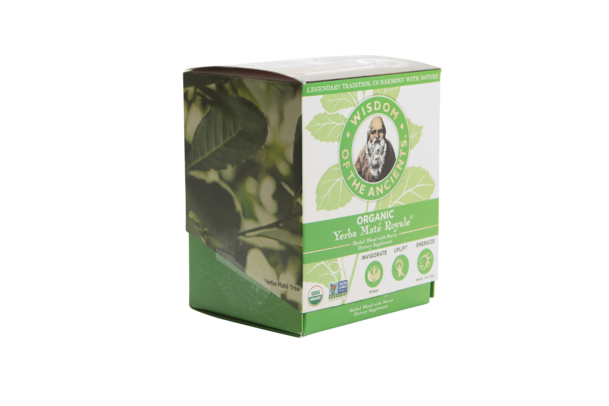 Wisdom of the Ancients Organic Yerba Maté Tea Bags, Royale, 1.1 oz