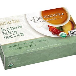 Davidson's Organics, Guayusa Energy, 100-count Unwrapped Tea Bags