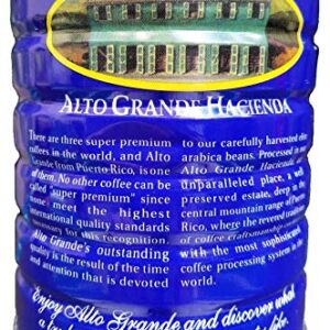 Alto Grande Super Premium Coffee Ground, Single Origin, Puerto Rico, 8.8 Ounce Canister