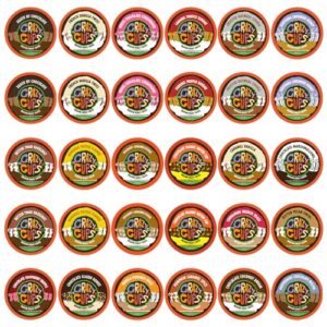 crazy cups decaf single serve flavored coffee for keurig k cup brewer, 30 count