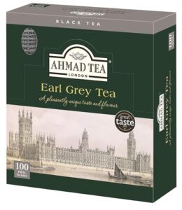 ahmad tea earl grey foil teabags, 100 count