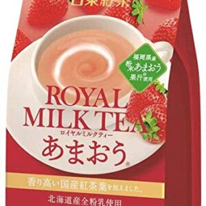 Royal Milk Tea Strawberry Flavor 10 Sticks x 2 Packs including stirring rod