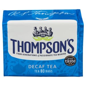 thompson's family teas - decaf(80 tea bags)