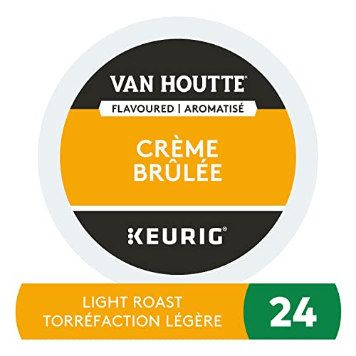 Van Houtte Creme Brulee Coffee, 24 Count K-Cups for Keurig Brewers