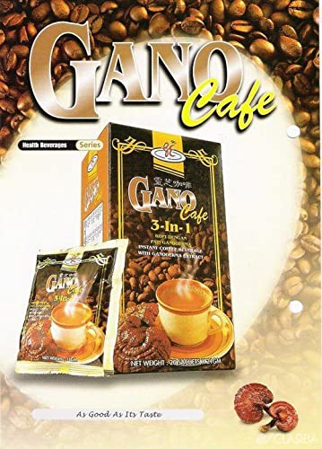 Ganocafe 3in1 dark roast Whole Bean Coffee (3 Boxes 60 Sac)