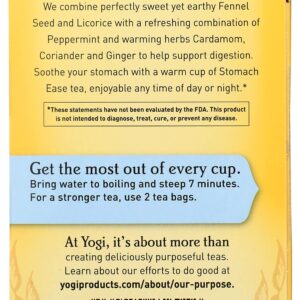 Yogi Tea, Stomach Ease, 16 Count