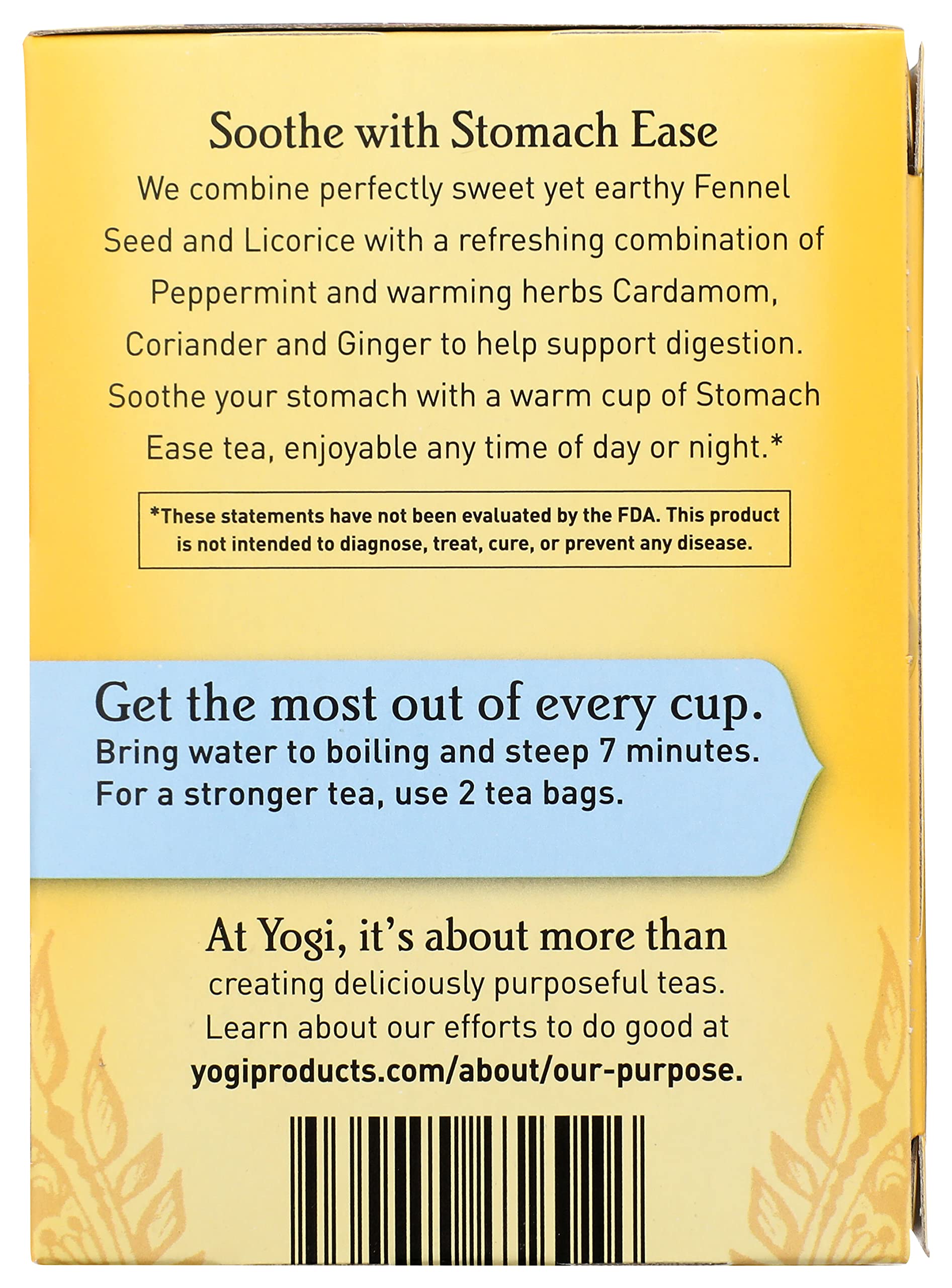 Yogi Tea, Stomach Ease, 16 Count