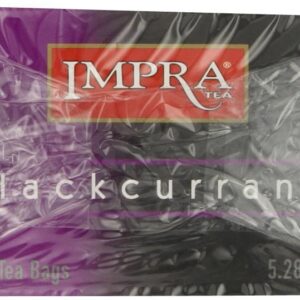 Impra Blackcurrant Pure Ceylon Tea Bags (100 Enveloped Tea Bags)