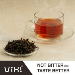 VIXI Black Tea Loose Leaf, Vietnam's Mountain Tea, Taste Better Than Tea Grown on Farm, 100% Natural from Ancient Tea Tree for Hot and Cold Brew (Vietnamese Tea, 8.00 Oz)