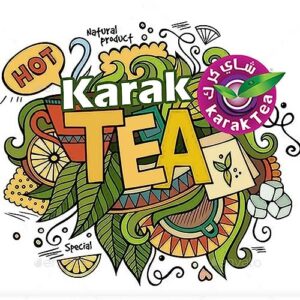 KARAK TEA Premix Powder SACHETS 200 G (Saffron) each packet 10 sachets