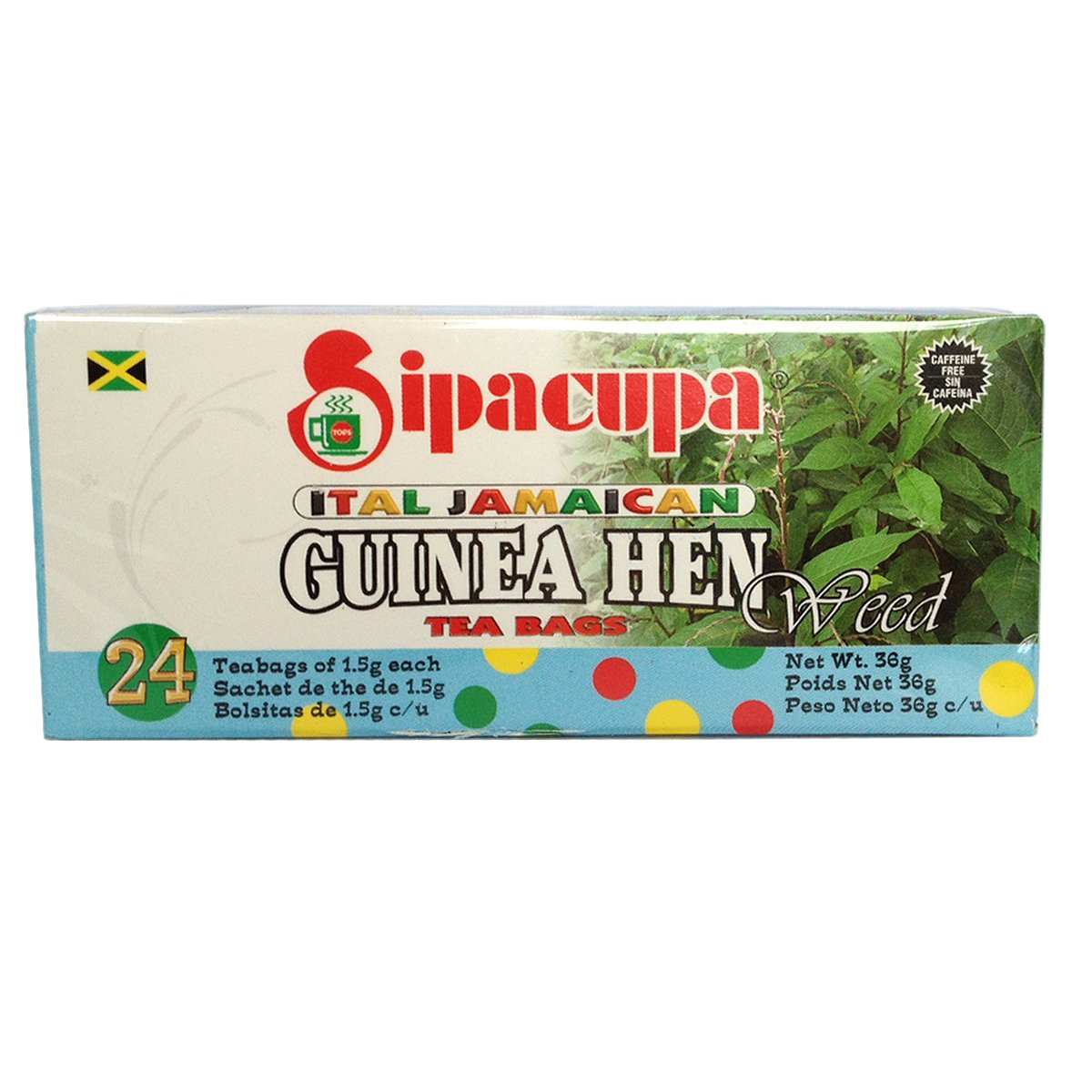 Anamu Tea (Jamaican Guinea Hen Weed 100%) Roots and Leaves (3 Pack)