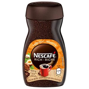 nescafÉ rich instant coffee, 100g (hazelnut)
