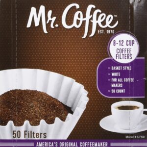 mr. coffee 8-12 cup coffee filters 50 pack (2 count - 100 total filters)