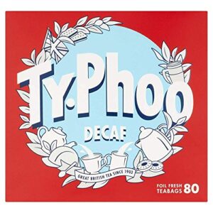 typhoo one cup decaf tea 80 bags (3 pack)