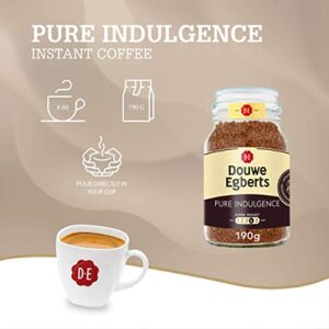 Douwe Egberts Pure Indulgence Instant Coffee in Jar, Dark Roast, 6.7-Ounce, 190 gram