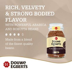 Douwe Egberts Pure Indulgence Instant Coffee in Jar, Dark Roast, 6.7-Ounce, 190 gram