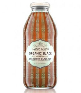 harney & sons organic black iced tea, glass bottles (70025), unflavored, 192 fl oz (pack of 12)