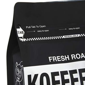 Koffee Kult Eye Cracker Espresso Coffee Beans - Bright, Bold Medium Roast with a Citrus Twist Coffee Crema - Artisan Roasted Fresh 100% Arabica Speciality Grade (Whole Bean, 32oz)