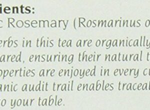 CELEBRATION HERBALS Rosemary Leaf Tea Organic 24 Bag, 0.74 Ounce