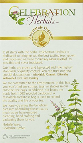 CELEBRATION HERBALS Rosemary Leaf Tea Organic 24 Bag, 0.74 Ounce