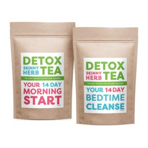 14 Day Teatox: Detox Skinny Herb Tea - Effective Detox Tea - Helps with Bloating and Constipation - Supports Body Cleanse - 100% NATURAL