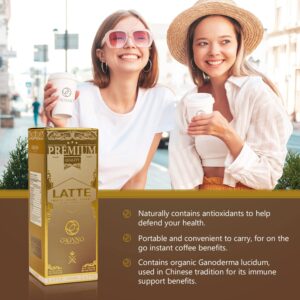 2 boxes ORGANO Gourmet Cafe Latte,100% Certified Ganoderma Lucidum (40 Sachets)